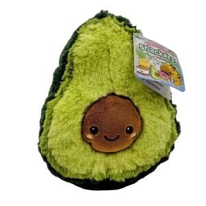 Squishable Snugglemi Snackers Mini Green Avocado Plush NWT 6" Bite Size Buddies